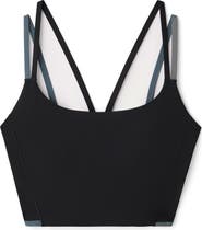 Rhone Instinct Contrast Longline UPF 50+ Sports Bra