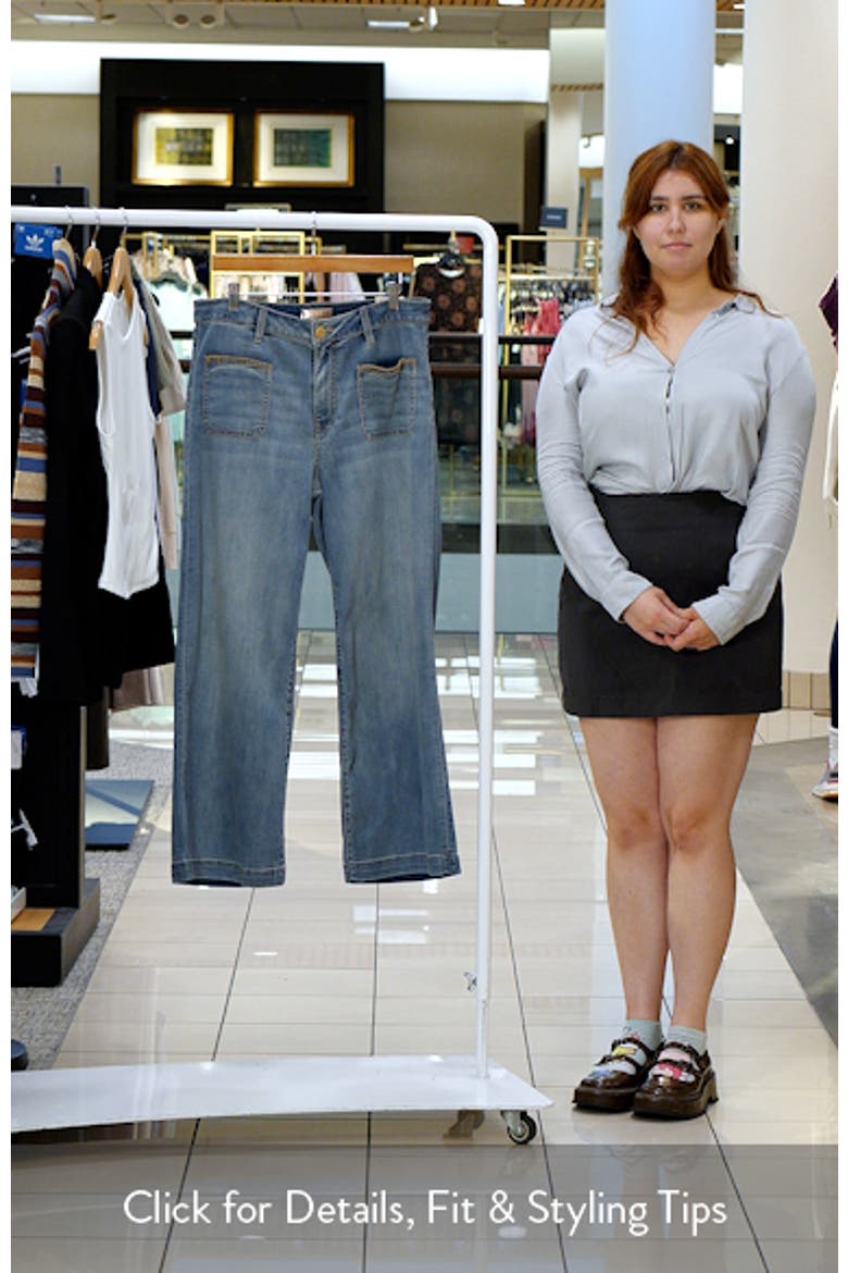 Meg High Rise Wide Leg Jeans video