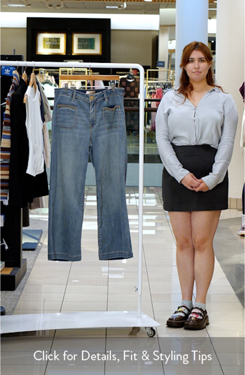 Meg High Rise Wide Leg Jeans, sales video thumbnail