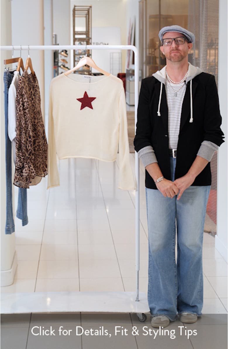 Big Star Boat Neck Sweater, sales video thumbnail