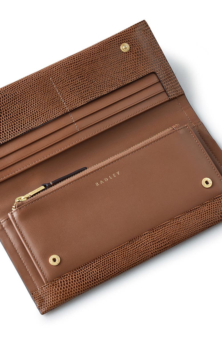 Radley Large Oak Street Lizard Embossed Wallet, Alternate, color,