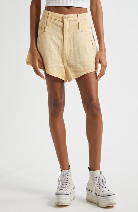 Double Loop Venti Linen Shorts