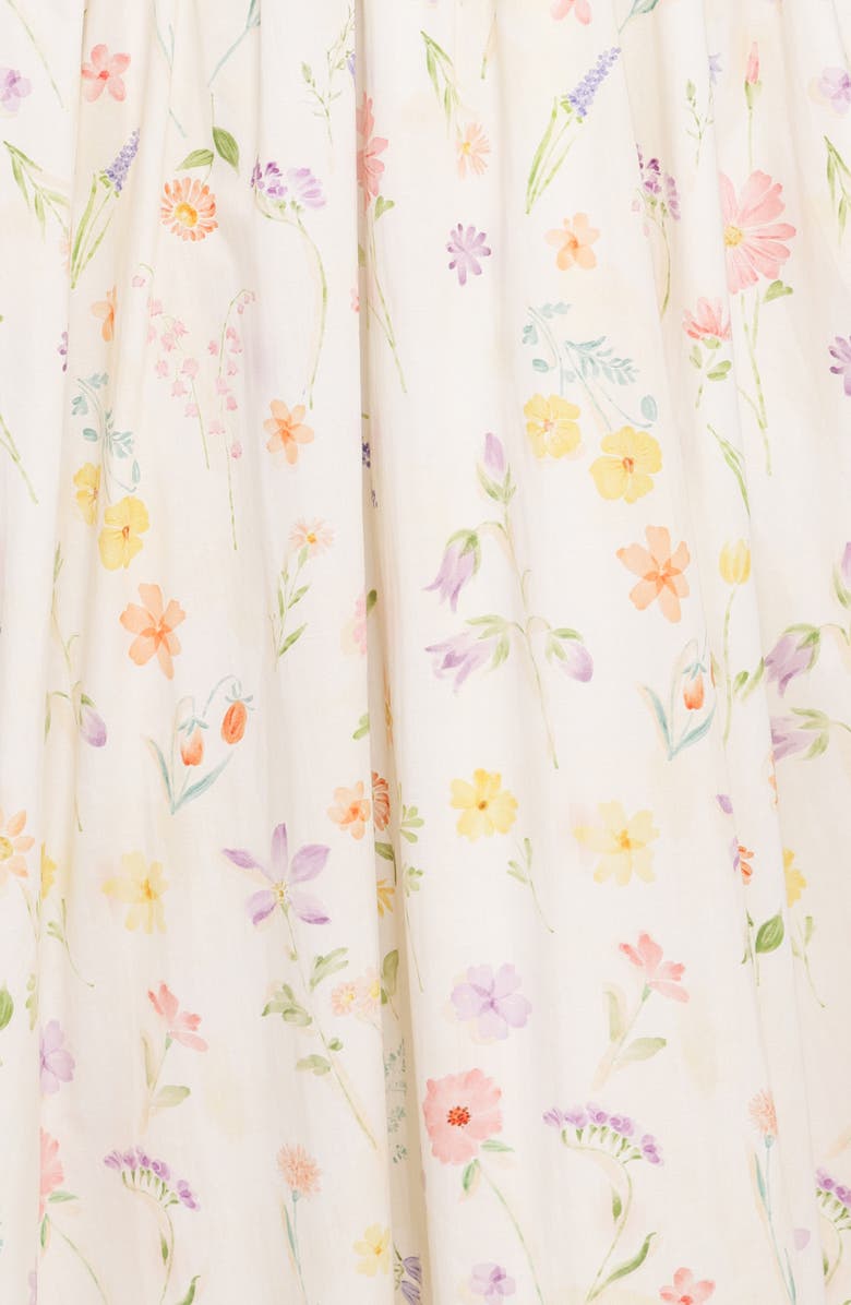 Petal & Pup Katana Floral Puff Sleeve Maxi Dress, Alternate, color, Floral