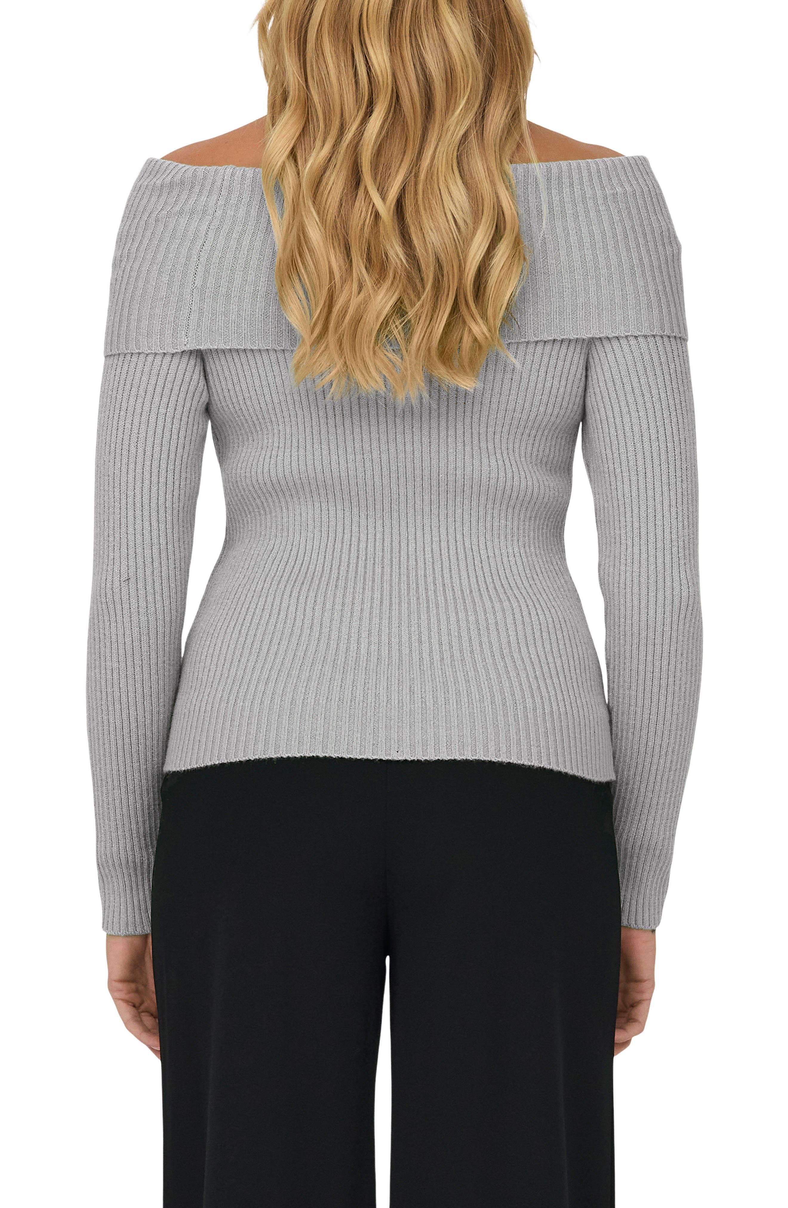Katia Off the Shoulder Knit Top - image 2