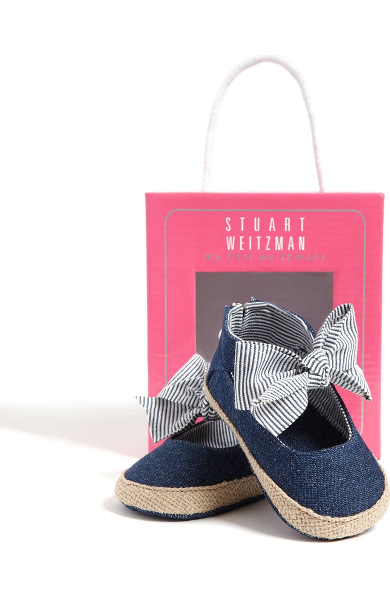 Stuart Weitzman 'Baby Nantucket' Crib Shoe, Alternate, color,
