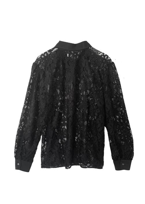 Baacal Lorena Lace Blouse In Black