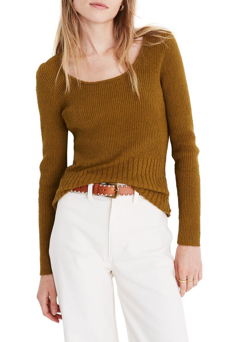 Stillman Pullover Sweater, Main, color, DISTANT OLIVE