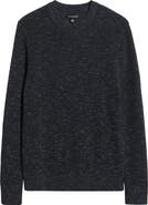 Treasure & Bond Space Dye Crewneck Cotton Blend Sweater