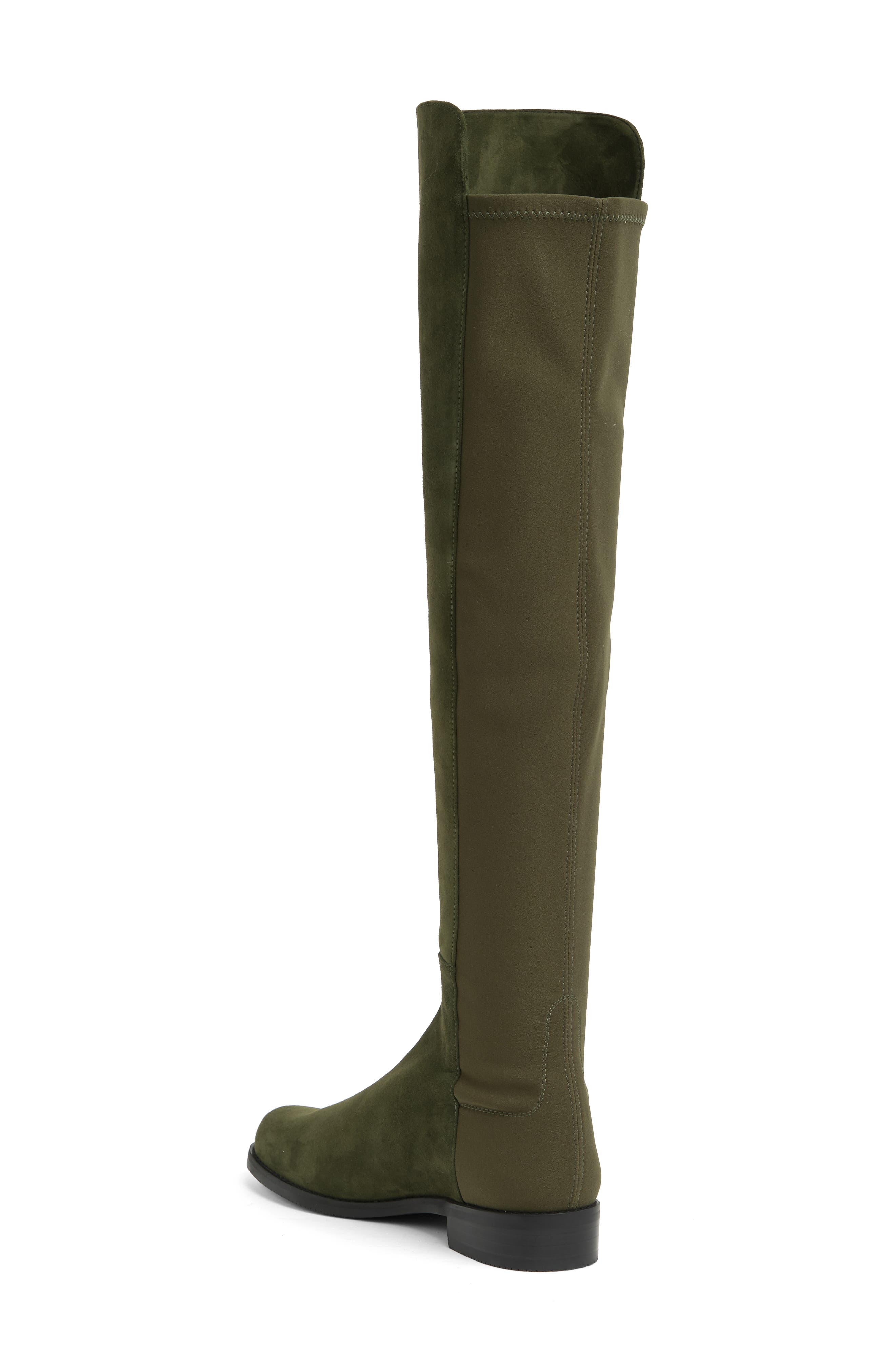 Stuart Weitzman 5050 Over the Knee Boot, Alternate, color, Hunter
