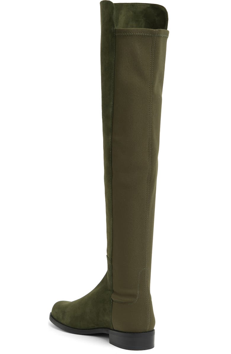 Stuart Weitzman 5050 Over the Knee Boot, Alternate, color, Hunter
