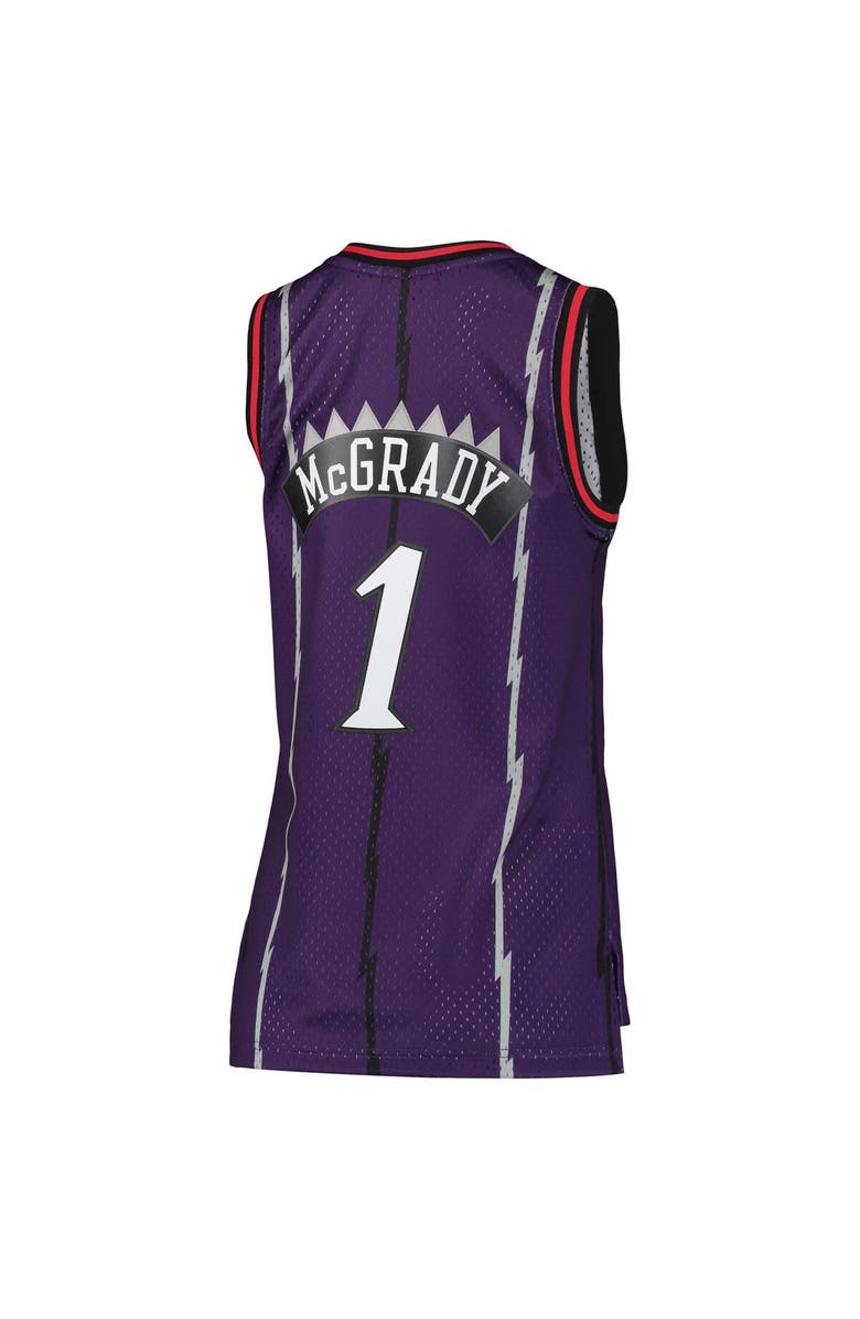 Mitchell & Ness Women's Mitchell & Ness Tracy McGrady Purple Toronto Raptors 1998/99 Hardwood Classics Swingman Jersey, Alternate, color, 