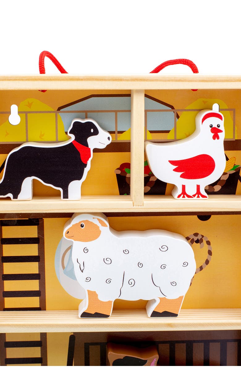 Bigjigs Toys Farm Animal Playbox, Alternate, color, Multicoloured