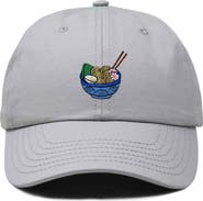 Dalix Noodles Embroidered Casual Cap