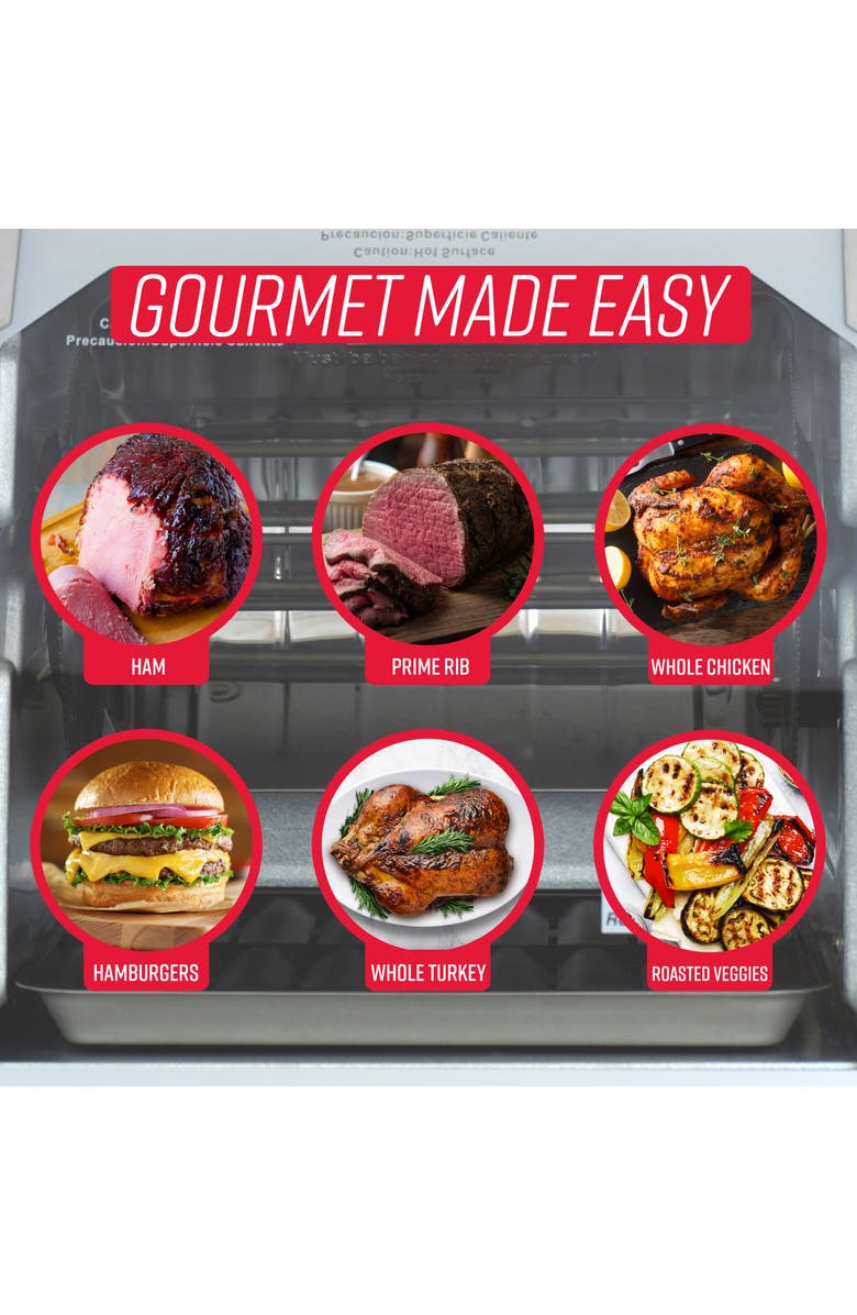 RONCO Digital Rotisserie Oven, Alternate, color, Silver