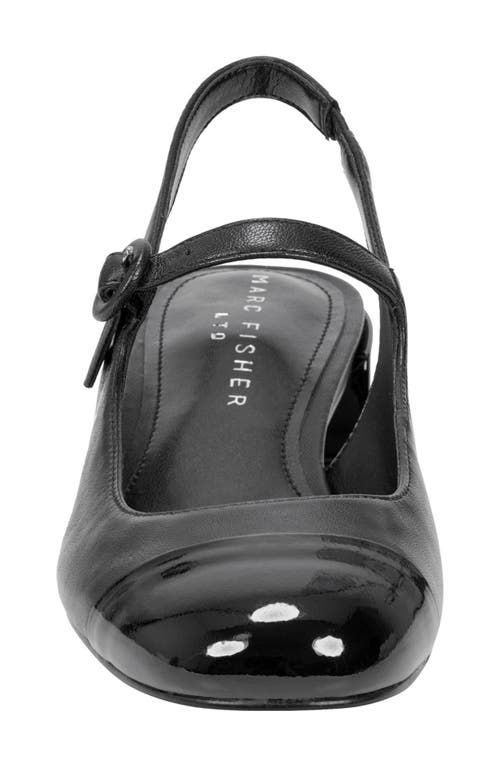 Marc Fisher Ltd Martie Slingback Mary Jane Pump In Black