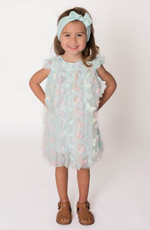 3D Butterfly Fit & Flare Dress (Baby)