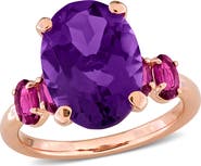 Julianna B. Gemstone Oval 5-Stone Ring Sterling Silver