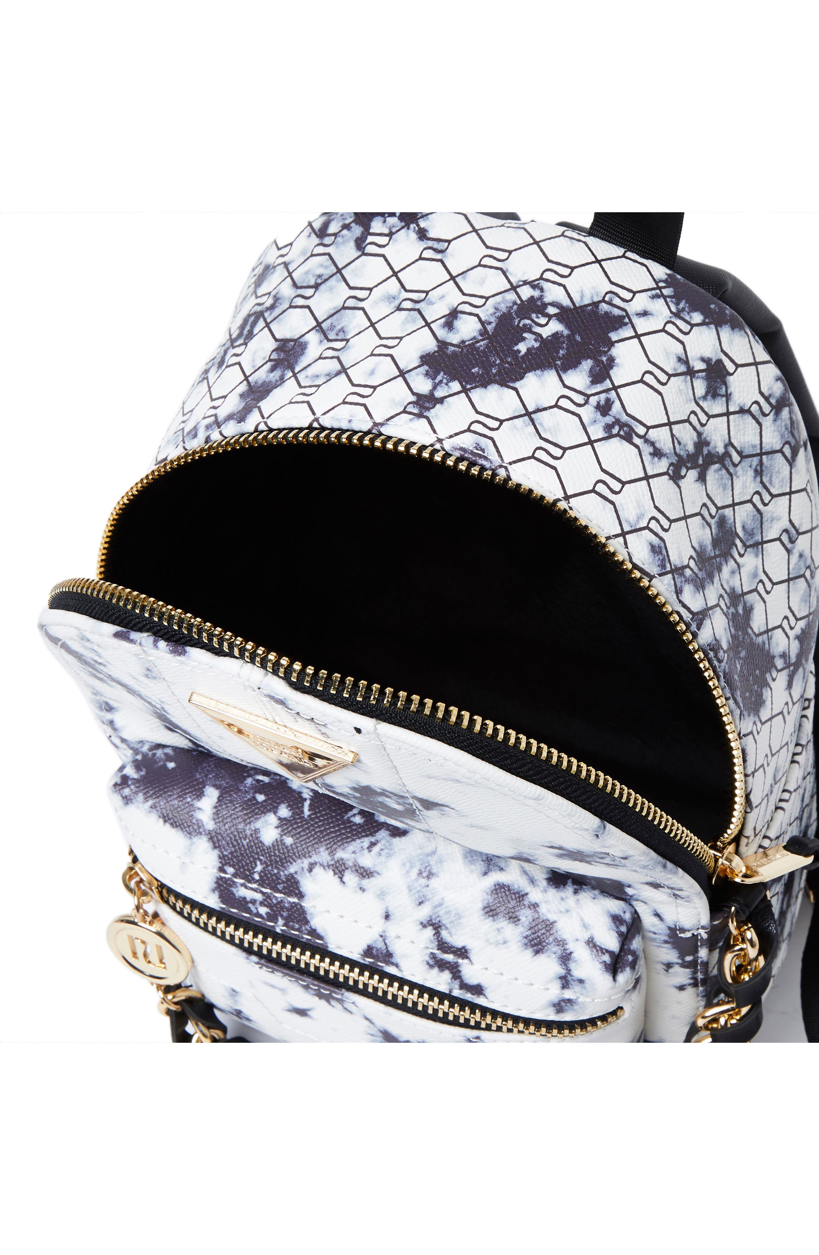 River Island Tie Dye Chain Backpack, Alternate, color, 