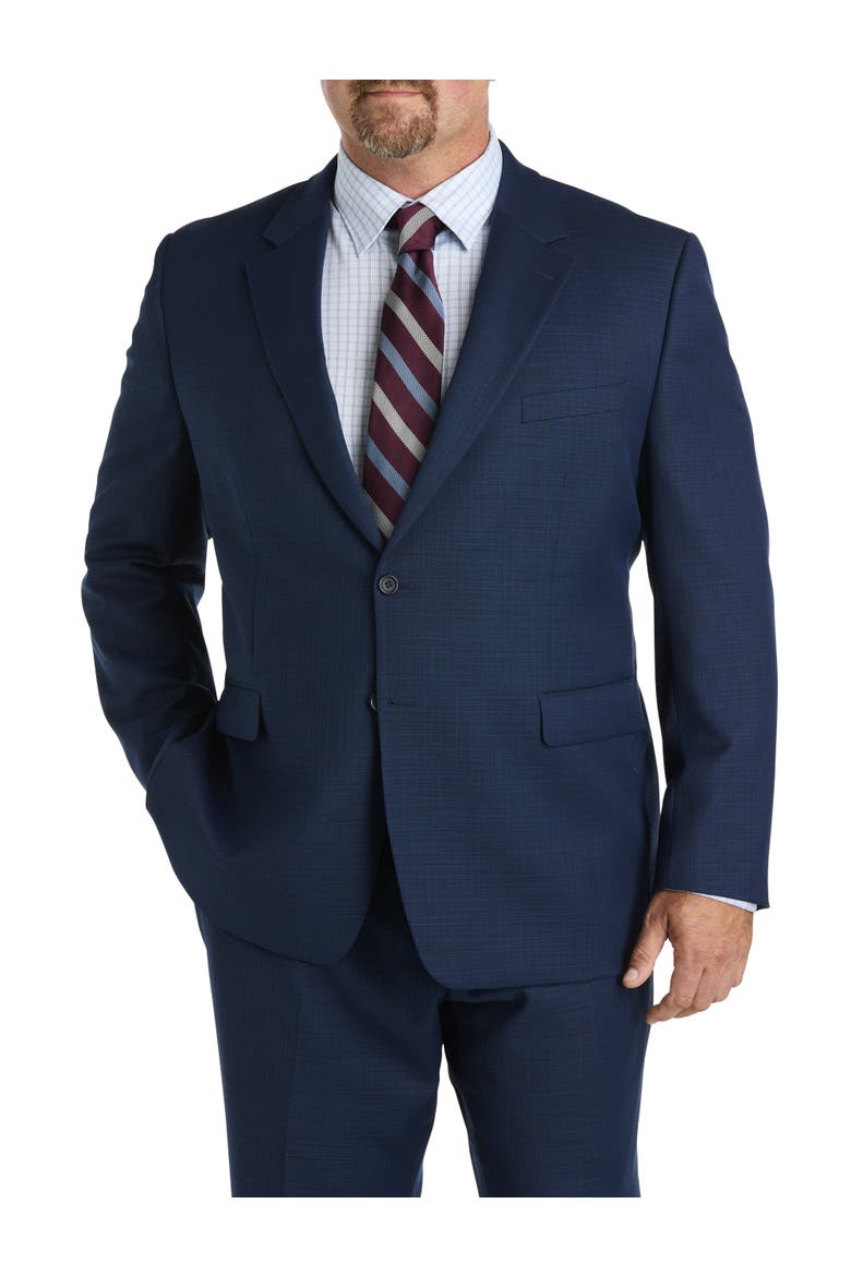 Big & Tall Stretch Suit Jacket, Main, color, NAVY