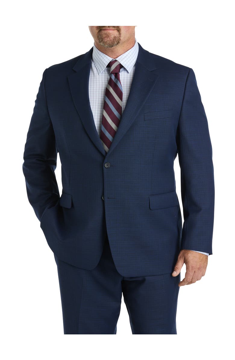 JV Reflex Big & Tall Stretch Suit Jacket, Main, color, Navy