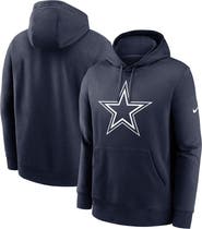 Nike Men's Nike  Navy Dallas Cowboys Fan Gear Club Logo Pullover Hoodie