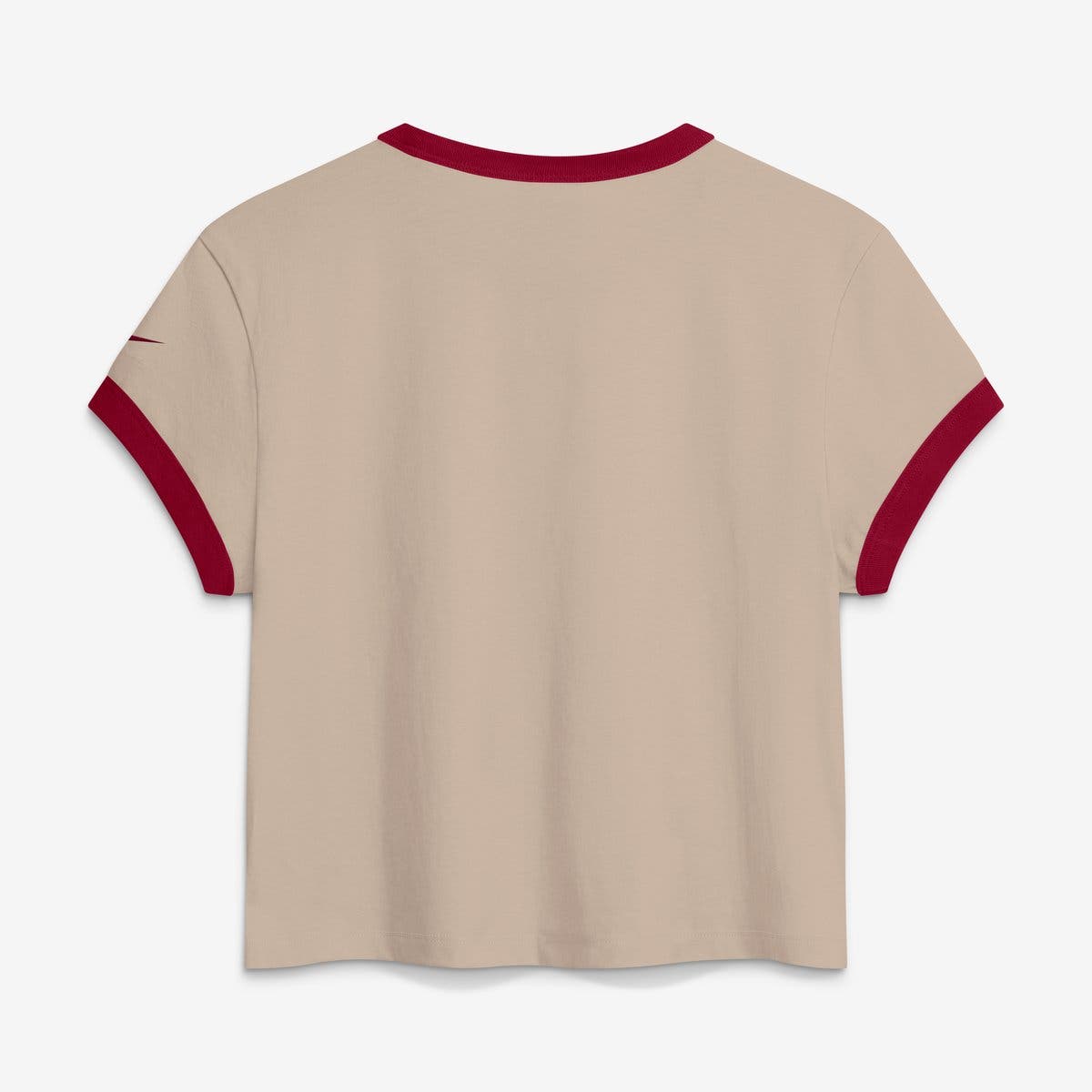 Nike Women's Nike Cream Washington Commanders Rewind Ringer Mod Cropped ...
