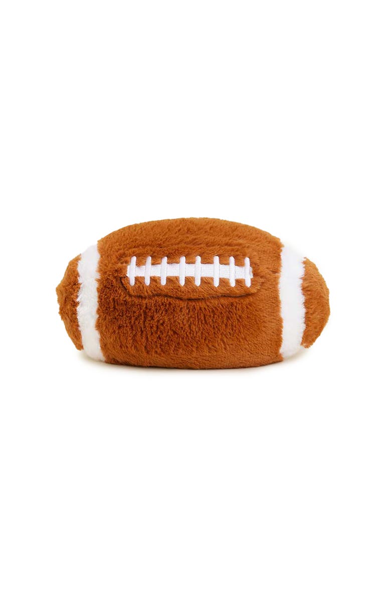 Warmies Football Plush Toy, Main, color, Brown