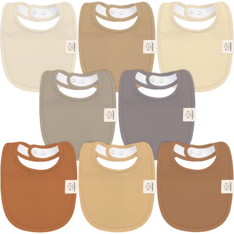 8-Pack Baby Drool Bibs