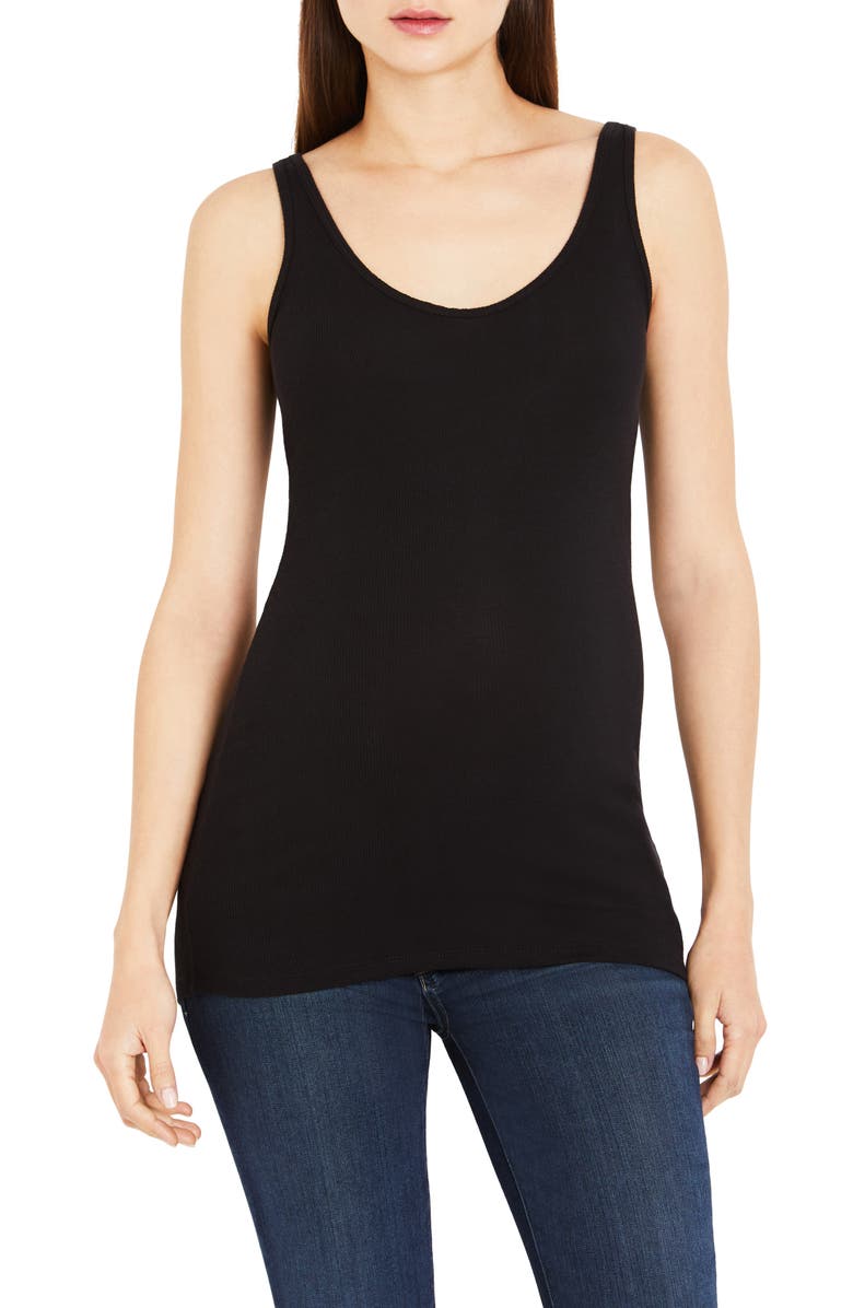 A PEA IN THE POD Ribbed Maternity Tank Top, Main, color, 