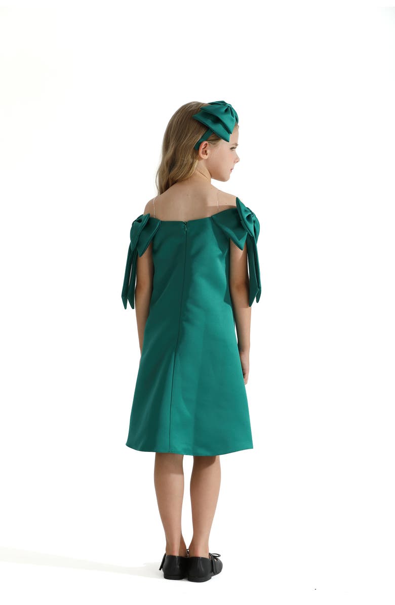 Tulleen Luneta Dress, Alternate, color, Green