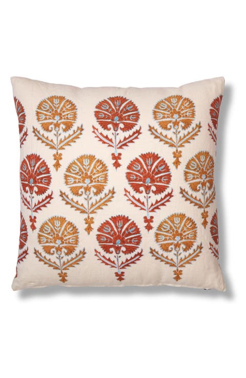 White Lotus Accent Pillow