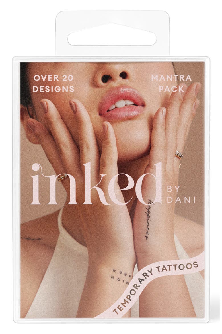 Mantra Pack Temporary Tattoos, Main, color, NONE