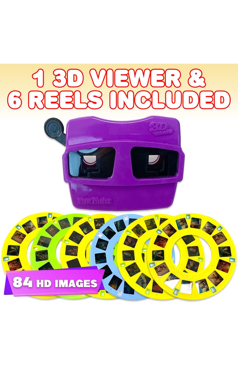 ArtCreativity 3D Viewer With 6 Reels, 84 Images, Alternate, color, Multicolored
