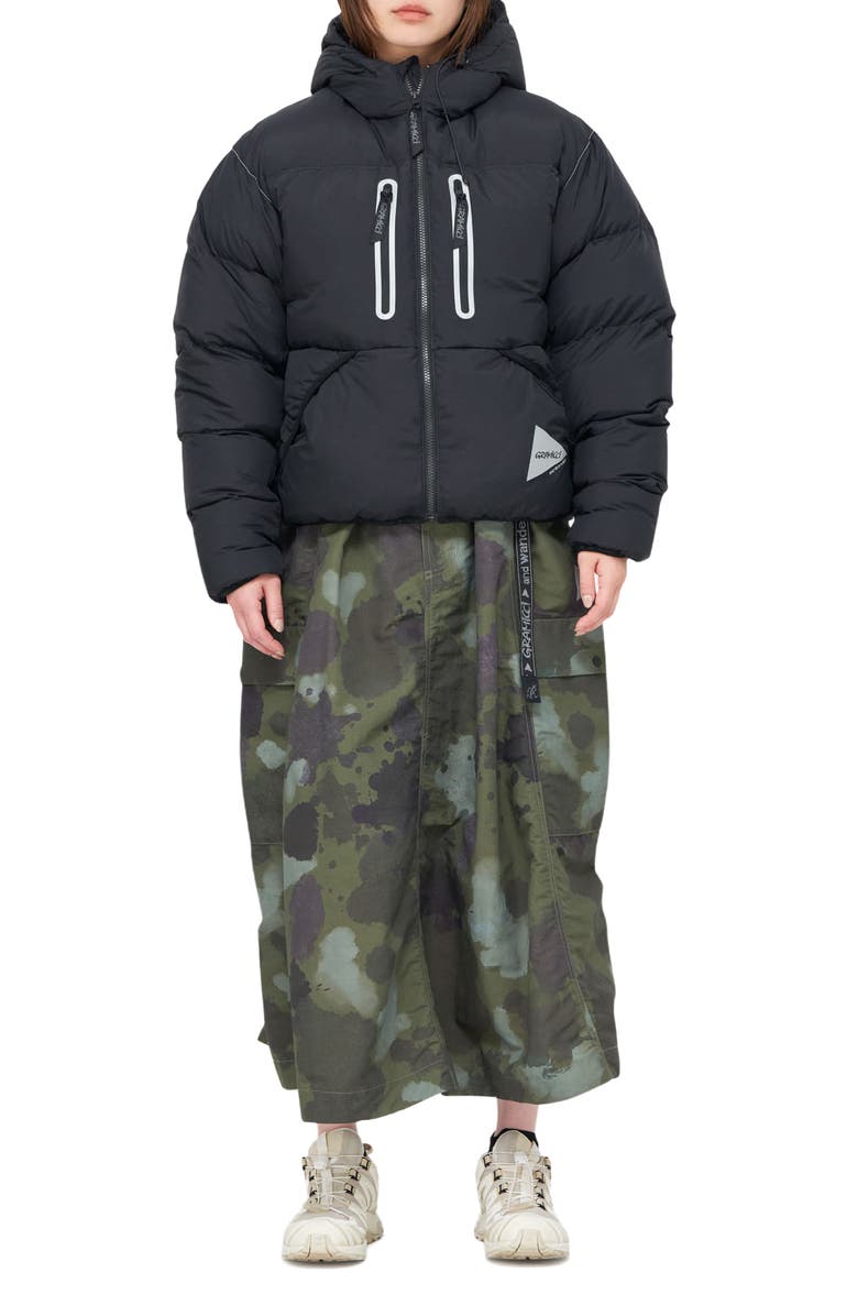 Gramicci X & Wander Down Jacket, Alternate, color, Black