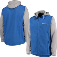 DUNBROOKE Men's Dunbrooke Royal/Gray Los Angeles Rams Big & Tall Alpha Full-Zip Hoodie Jacket