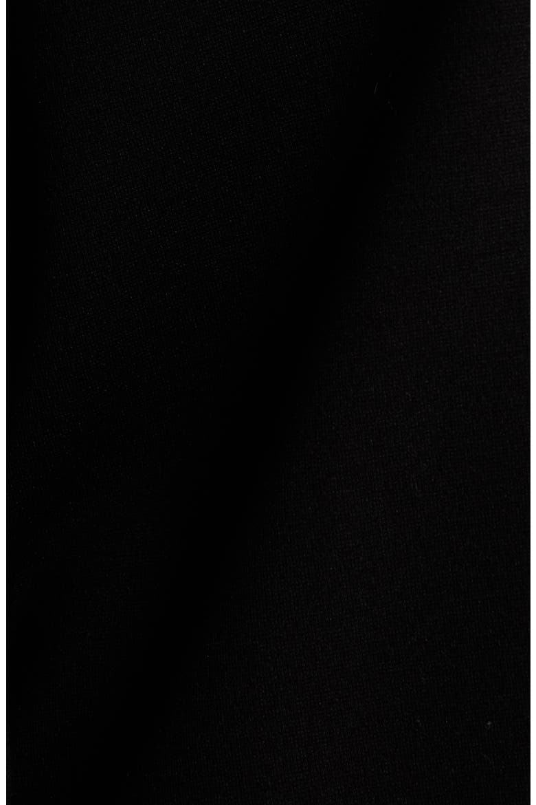 Grommet Detail Open Cardigan, Alternate, color, ANNE BLACK