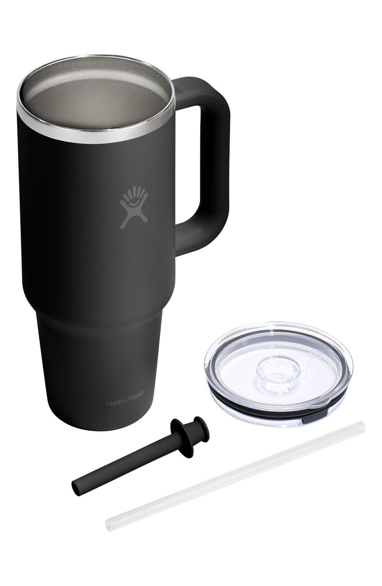 Hydro Flask 40-Ounce Travel Tumbler, Alternate, color, Black