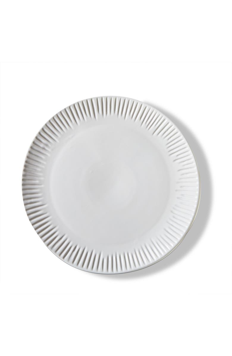tag Vista Dinner Plate White Stoneware Everyday, Main, color, White