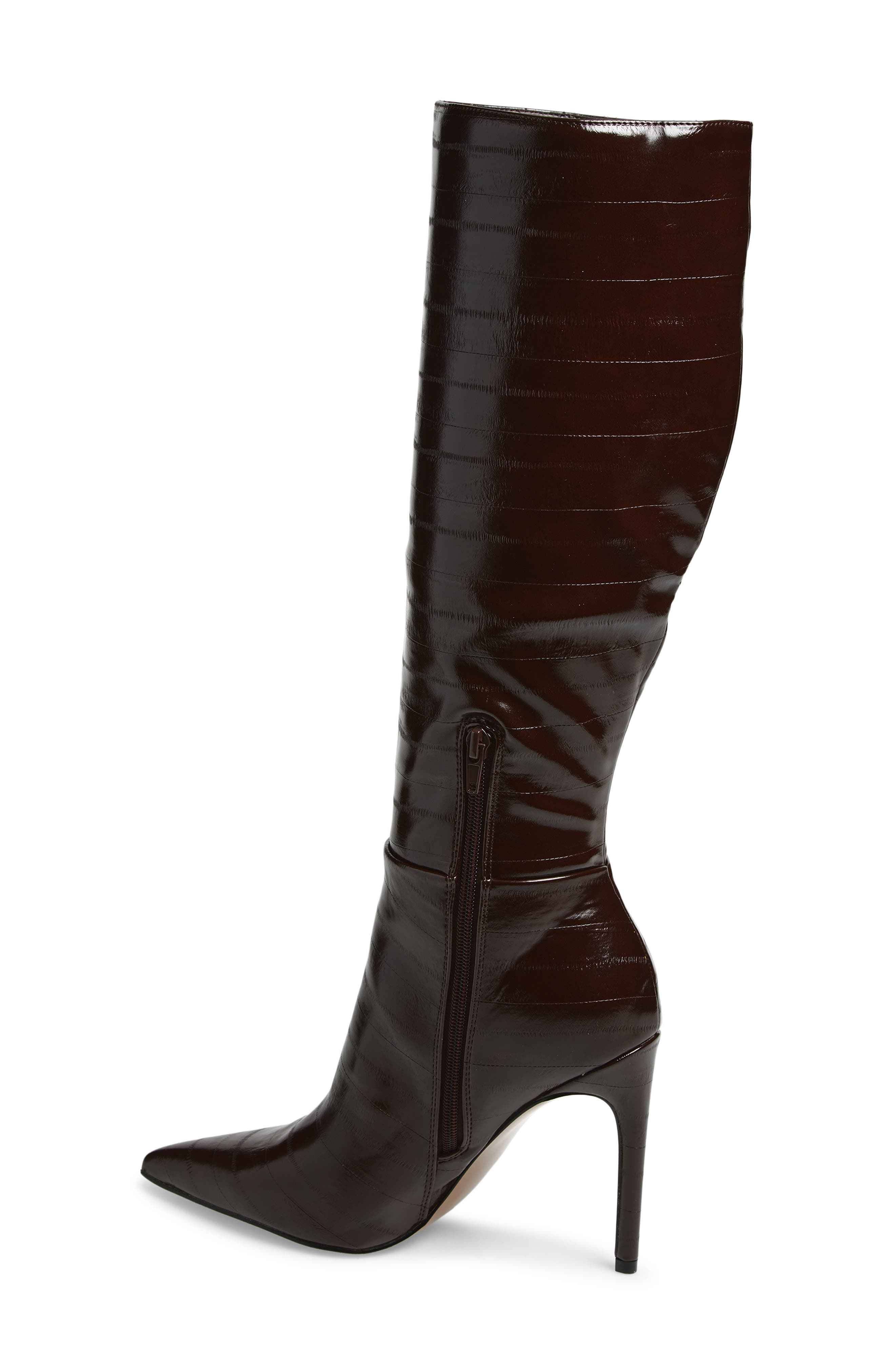 Steve Madden Nitro Knee High Boot, Alternate, color, Brown Eel