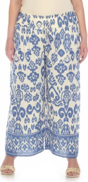 BOHO ME Smocked Wide Leg Pants