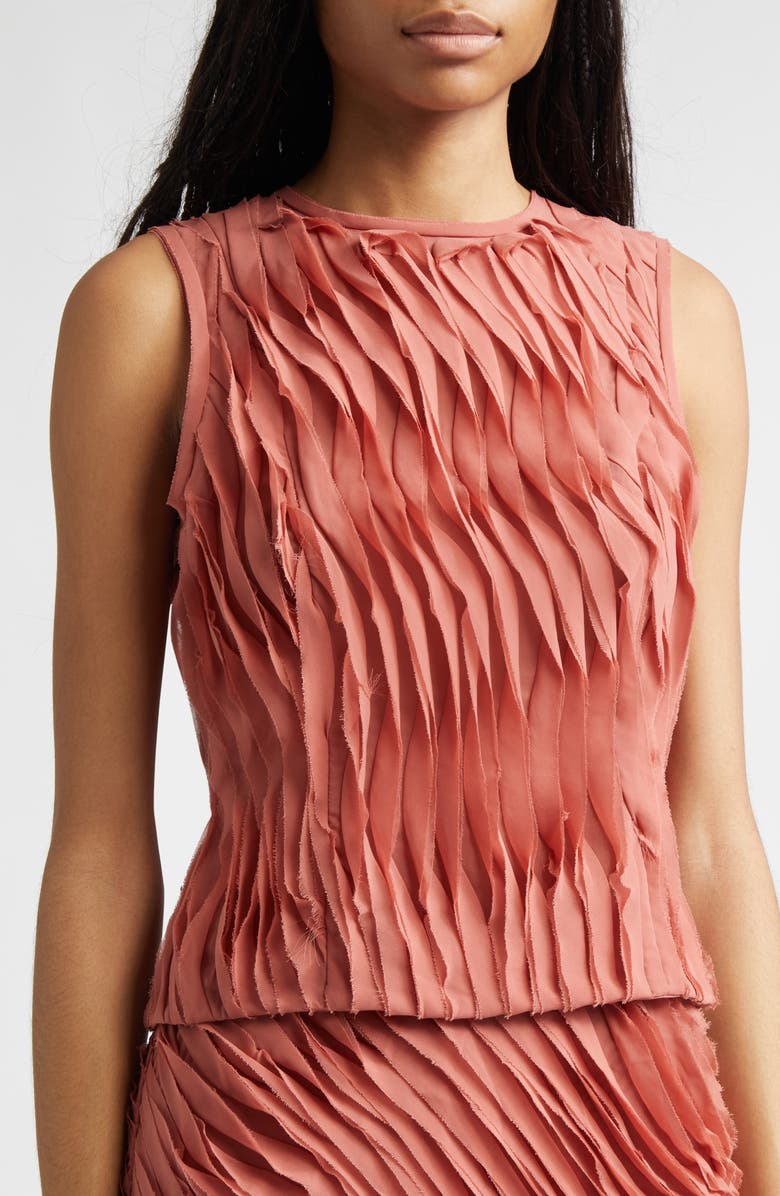 Ulla Johnson Celina Sleeveless Top, Alternate, color, Chestnut