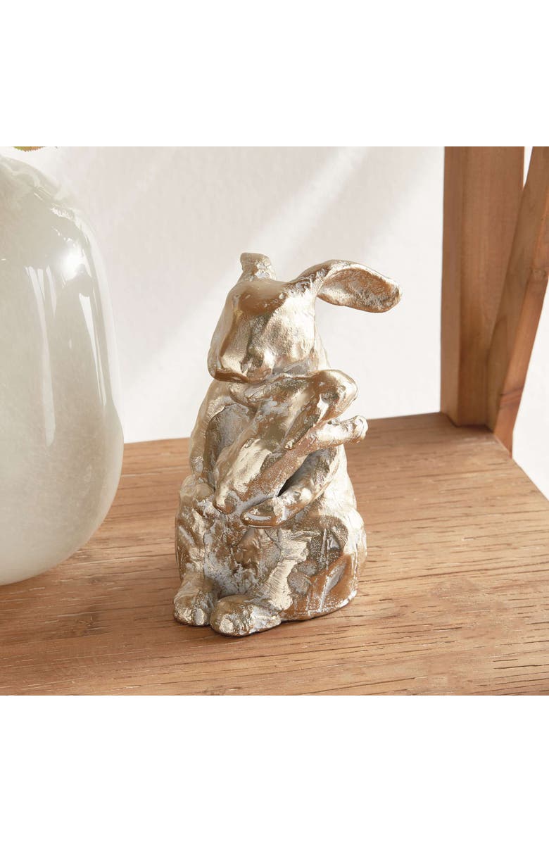 Napa Home & Garden Mother Rabbit Sculpture, Alternate, color, Gold