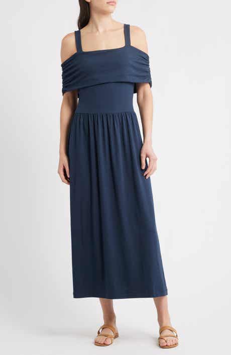 Nation LTD Tamaira Flounce Sleeveless Maxi Dress