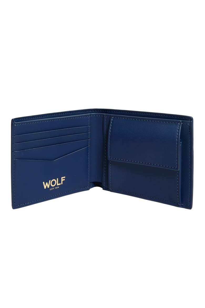 Signature Billfold and Coin, Alternate, color, Blue