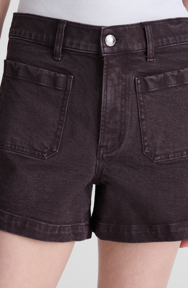 Madewell The Emmy Shorts, Alternate, color, Chocolate Plum