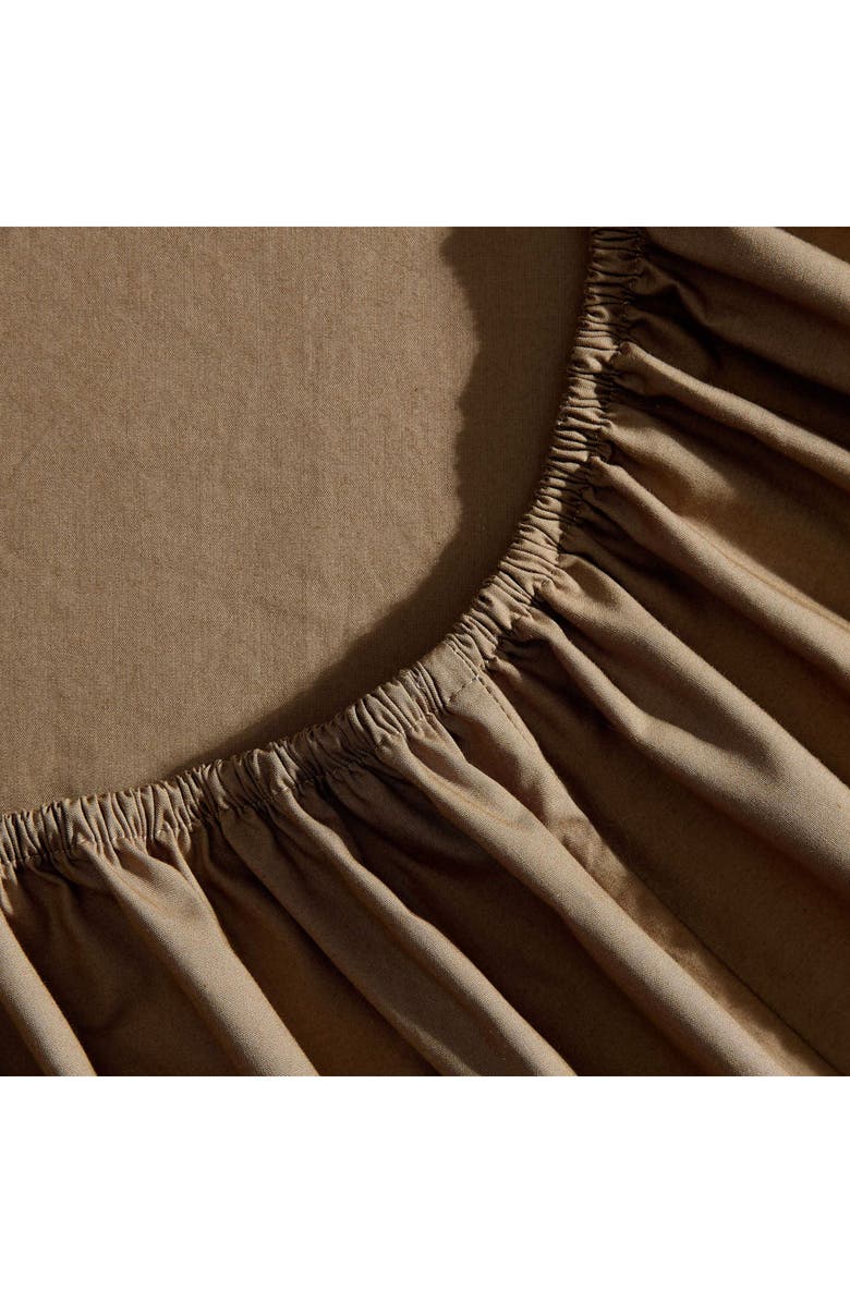 Nautica Bayvies 200-Thread Count Cotton Percale Sheet Set, Alternate, color, Light / Medium Brown