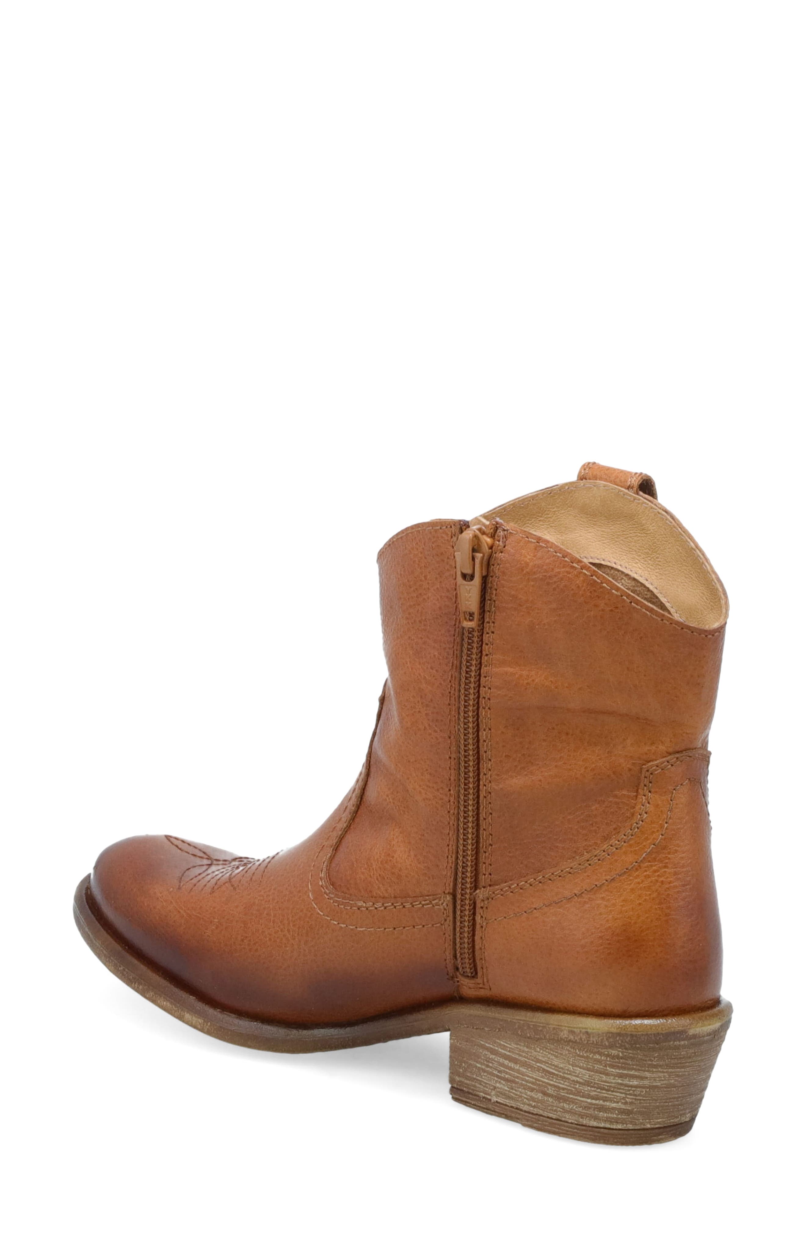 Carlitos Western Bootie, Alternate, color, BRANDY