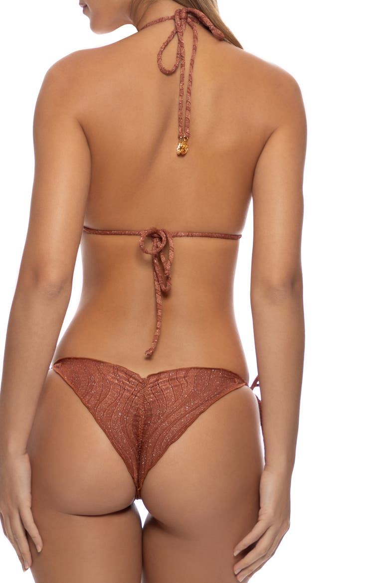 Muse Glow Seamless Ring Triangle Top, Alternate, color, Brown