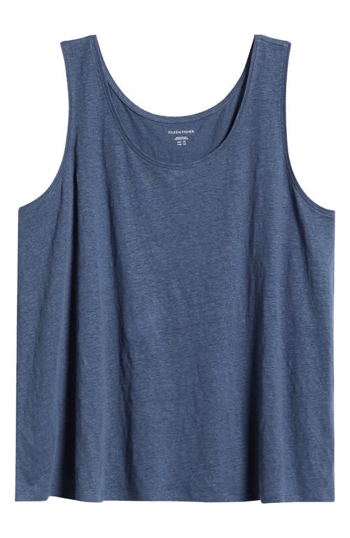 Eileen Fisher Organic Linen Tank In Eclipse