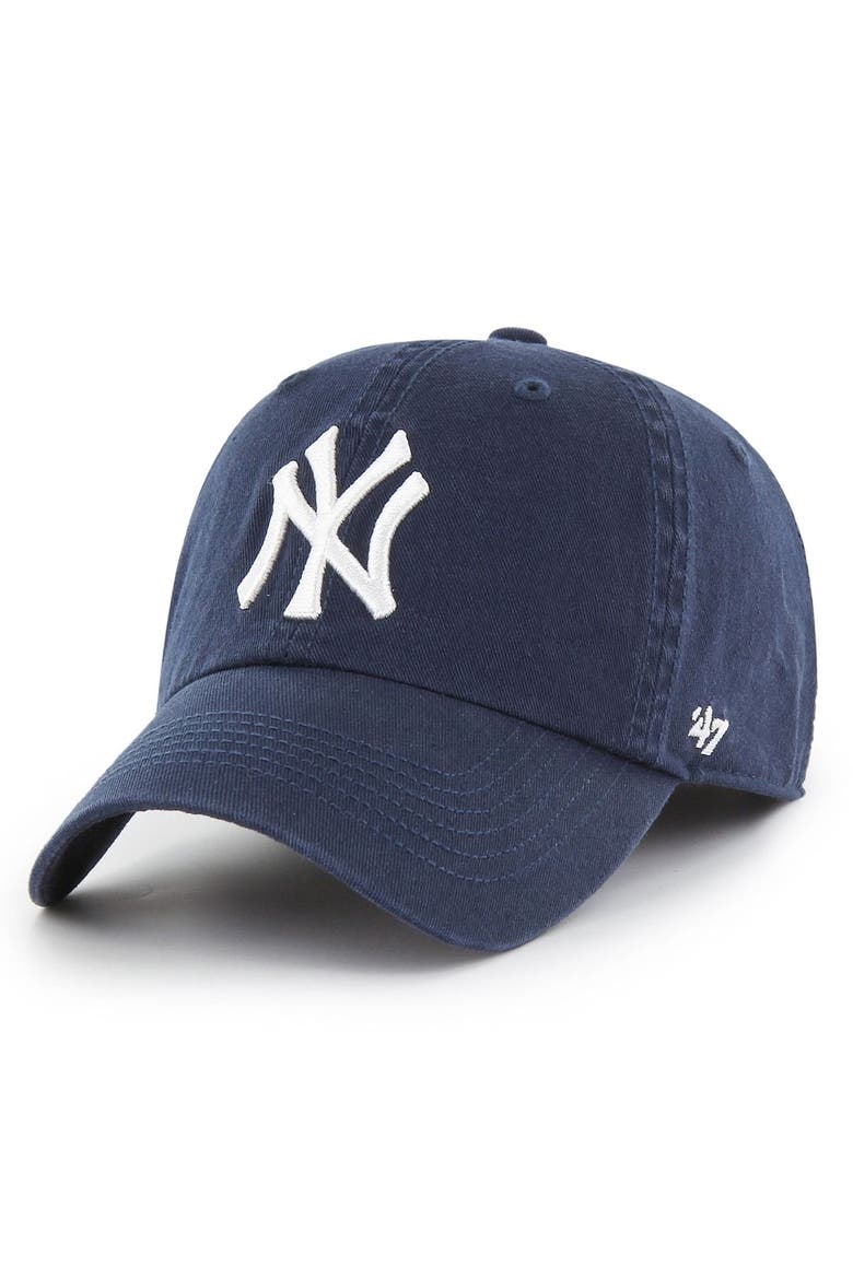 Men's '47 Navy New York Yankees Franchise Logo Fitted Hat, Main, color, Navy